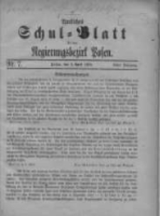Amtliches Schulblatt für den Regierungsbezirk Posen 1918.04.05 Jg.1 Nr7
