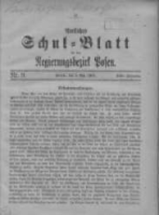 Amtliches Schulblatt für den Regierungsbezirk Posen 1918.05.05 Jg.1 Nr9