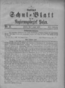 Amtliches Schulblatt für den Regierungsbezirk Posen 1918.06.05 Jg.1 Nr11