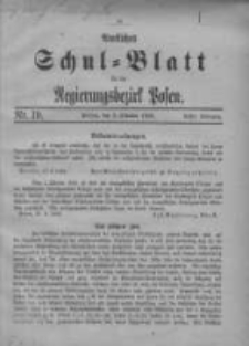 Amtliches Schulblatt für den Regierungsbezirk Posen 1918.10.05 Jg.1 Nr19