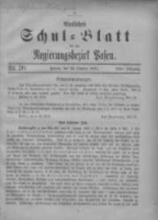 Amtliches Schulblatt für den Regierungsbezirk Posen 1918.10.20 Jg.1 Nr20