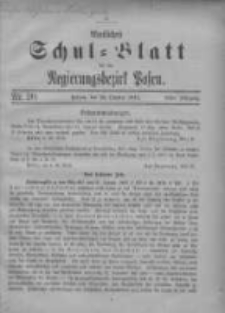 Amtliches Schulblatt für den Regierungsbezirk Posen 1918.10.20 Jg.1 Nr20