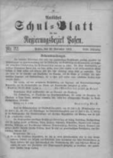 Amtliches Schulblatt für den Regierungsbezirk Posen 1918.11.20 Jg.1 Nr22