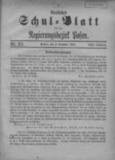 Amtliches Schulblatt für den Regierungsbezirk Posen 1918.12.05 Jg.1 Nr23
