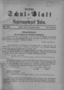 Amtliches Schulblatt für den Regierungsbezirk Posen 1918.12.20 Jg.1 Nr24