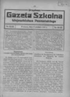 Urzędowa Gazeta Szkolna Województwa Poznańskiego 1919.12.12 Nr21/22