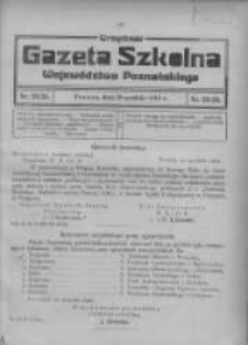 Urzędowa Gazeta Szkolna Województwa Poznańskiego 1919.12.29 Nr23/24