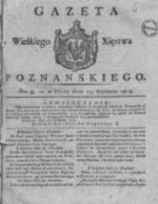 Gazeta Wielkiego Xięstwa Poznańskiego 1819.01.13 Nr4