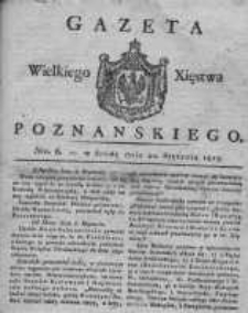 Gazeta Wielkiego Xięstwa Poznańskiego 1819.01.20 Nr6
