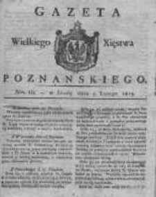 Gazeta Wielkiego Xięstwa Poznańskiego 1819.02.03 Nr10