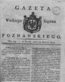 Gazeta Wielkiego Xięstwa Poznańskiego 1819.03.24 Nr24