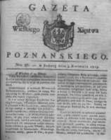 Gazeta Wielkiego Xięstwa Poznańskiego 1819.04.03 Nr27
