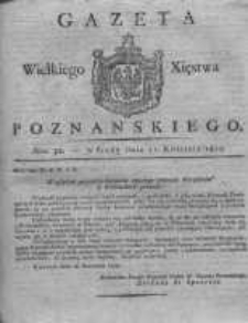 Gazeta Wielkiego Xięstwa Poznańskiego 1819.04.21 Nr32