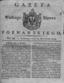 Gazeta Wielkiego Xięstwa Poznańskiego 1819.04.28 Nr34