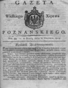 Gazeta Wielkiego Xięstwa Poznańskiego 1819.06.02 Nr44