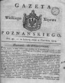 Gazeta Wielkiego Xięstwa Poznańskiego 1819.06.05 Nr45
