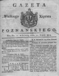 Gazeta Wielkiego Xięstwa Poznańskiego 1819.07.31 Nr61