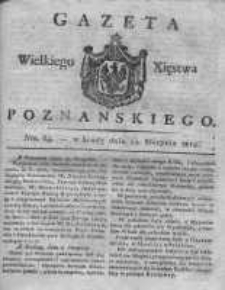 Gazeta Wielkiego Xięstwa Poznańskiego 1819.08.11 Nr64