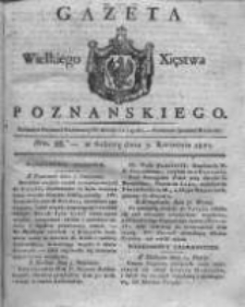 Gazeta Wielkiego Xięstwa Poznańskiego 1821.04.07 Nr28