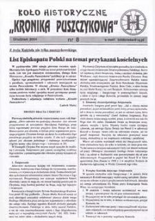 Koło Historyczne "Kronika Puszczykowa" 2004 Nr8