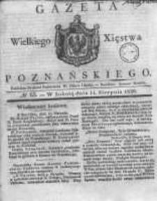 Gazeta Wielkiego Xięstwa Poznańskiego 1830.08.14 Nr65