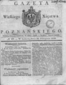 Gazeta Wielkiego Xięstwa Poznańskiego 1830.08.28 Nr69