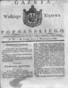 Gazeta Wielkiego Xięstwa Poznańskiego 1830.09.01 Nr70