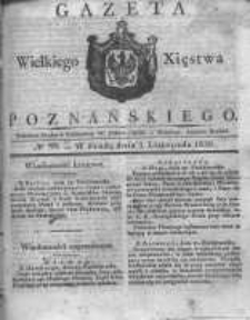 Gazeta Wielkiego Xięstwa Poznańskiego 1830.11.03 Nr88