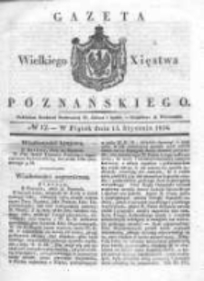 Gazeta Wielkiego Xięstwa Poznańskiego 1836.01.15 Nr12