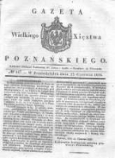 Gazeta Wielkiego Xięstwa Poznańskiego 1836.06.27 Nr147