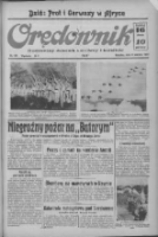 Orędownik: ilustrowany dziennik narodowy i katolicki 1937.06.06 R.67 Nr128