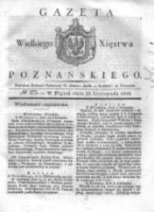 Gazeta Wielkiego Xięstwa Poznańskiego 1832.11.23 Nr275