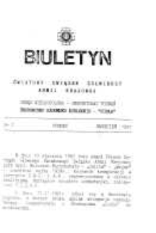 Biuletyn. Światowy Związek Żołnierzy Armii Krajowej. Okręg Wielkopolska - Inspektorat Poznań. Środowisko Radomsko-Kieleckie "Jodła" 1991 kwiecień Nr2