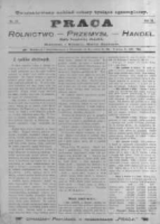 Praca: tygodnik dla wszystkich stan&oacute;w, poświęcony sprawom handlu, przemysłu i rolnictwa. 1898.07.03 R.3 nr27