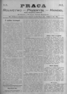 Praca: tygodnik illustrowany, ekonomiczno-społeczny i belletrystyczny dla wszystkich stan&oacute;w. 1898.08.14 R.3 nr33
