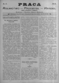 Praca: tygodnik illustrowany, ekonomiczno-społeczny i belletrystyczny dla wszystkich stanów. 1898.11.27 R.3 nr48