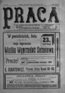 Praca: tygodnik polityczny i literacki, illustrowany. 1913.06.22 R.17 nr25