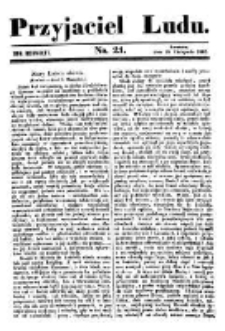 Przyjaciel Ludu; czyli tygodnik potrzebnych i pożytecznych wiadomości 1842.11.19 R.9 T.1 Nr21