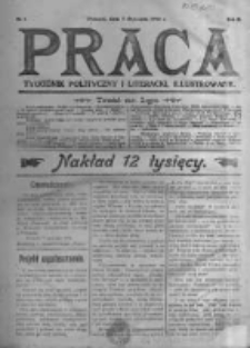 Praca: tygodnik polityczny i literacki, illustrowany. 1906.01.07 R.10 nr1