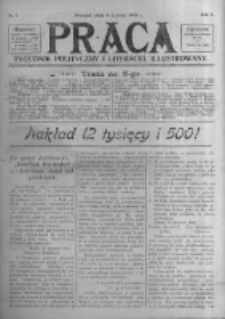Praca: tygodnik polityczny i literacki, illustrowany. 1906.02.04 R.10 nr5