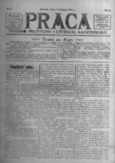 Praca: tygodnik polityczny i literacki, illustrowany. 1906.02.11 R.10 nr6