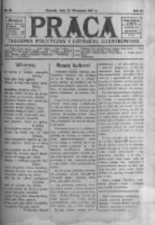 Praca: tygodnik polityczny i literacki, illustrowany. 1907.09.22 R.11 nr38
