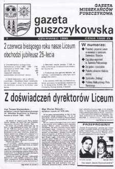 Gazeta Puszczykowska 1990 Nr7