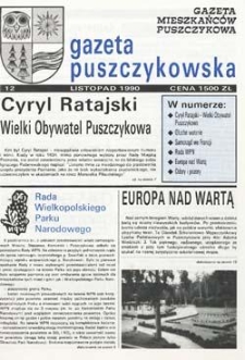 Gazeta Puszczykowska 1990 Nr12