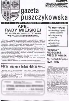 Gazeta Puszczykowska 1991 Nr15/16
