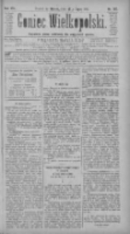 Goniec Wielkopolski: najtańsze pismo codzienne dla wszystkich stan&oacute;w 1884.07.22 R.8 Nr167