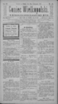 Goniec Wielkopolski: najtańsze pismo codzienne dla wszystkich stan&oacute;w 1884.11.12 R.8 Nr261