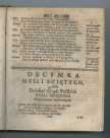 Decymka myśli Swiętych, albo dziesięć Elegij Polskich Pisma Swiętego sentymentami obiaśnionych