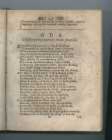 Oda o fałszywym tego świata szczęśćiu