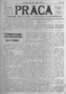 Praca: tygodnik polityczny i literacki, illustrowany. 1908.02.23 R.12 nr8